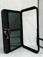 Puerta eléctrica de diseño más nuevo para caravana, caravana, entrada de remolque con ventilación de techo, ventanas de coche, categoría de producto