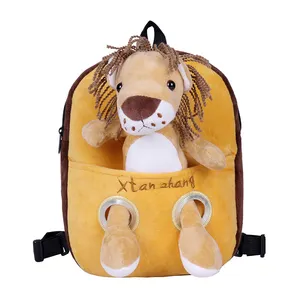 Kleuterschool Kids Baby Rugzak 3d Schattige Cartoon Dier Pluche Tas Jongens En Meisjes Schooltassen Mode Kinder Koreaanse Rugzak