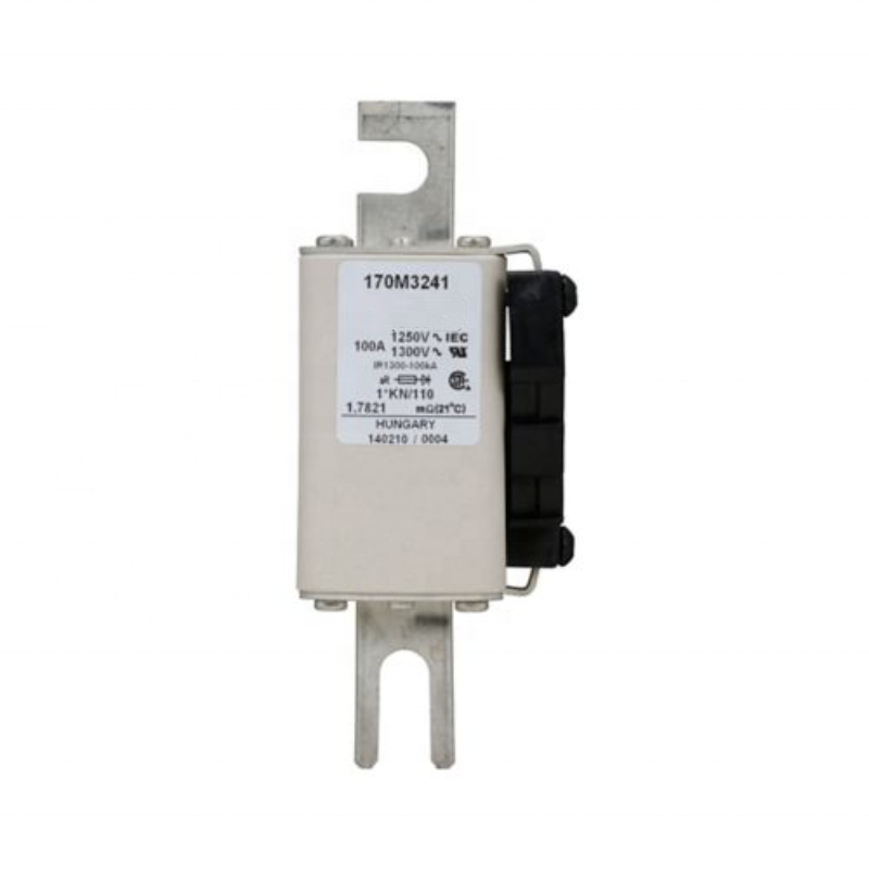 Электронные плавкие предохранители высокого напряжения 170M3241 100A 1250V термальные квадратные силовые осевые свинцовые предохранители
