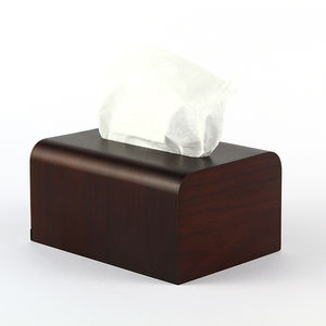 Boîte à mouchoirs domestique moderne rectangle durable et peu encombrante Vaisselle en bois créative personnalisée avec porte-papier amovible en bambou - Product Image 6