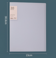 Nouvelle Tendance 2026 : Classeur A4 Personnalisé Grande Capacité en PP, Couleur Morandi, avec Insert Transparent, Clip Musical et Étiquette Logo Imprimée