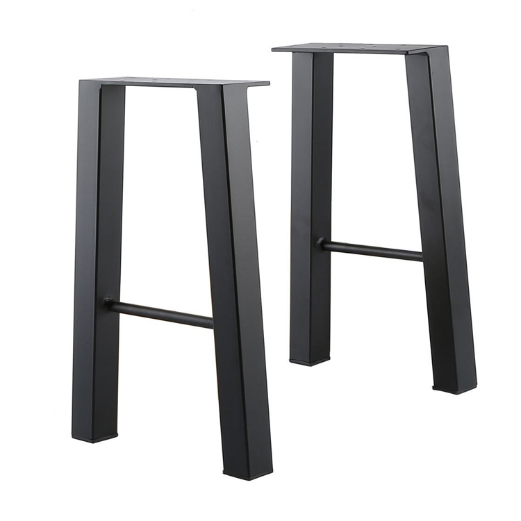 28 "jambes trapézoïdales de banc de fonte en métal de jambe de Table de dîner d'industrie pour la jambe de Table de salle à manger