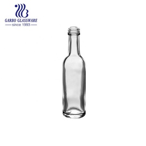 Wholesale small size glass storage bottle wine beer bottles non-disposable glassware round glass oil and vinegar cruets