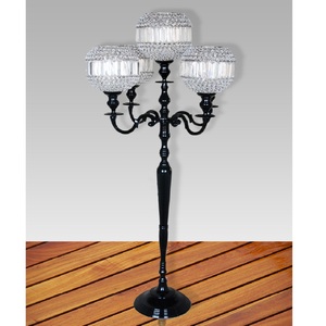 Bonne qualité à la main en cristal mariage pièce maîtresse candélabre bougeoir bougie bâton support pour la décoration de la maison mariage décoratif - Product Image 2