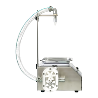 Máquina de llenado automático de líquidos y pastas de sobremesa A16 con equipo de control de peso para miel, leche, salsa, aceite comestible y crema cosmética
