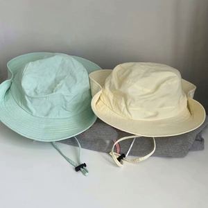 Outdoor Breathable Fisherman Summer Travel <b>Beach</b> Sun Tiene Capuchon <b>Women</b> Fishing Hiking Bucket <b>Hat</b> With Chin Strap - Product Image 3