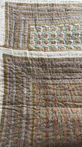 Rajasthani Print Premium Design Best HotSale Juego de colcha acolchada de algodón de alta calidad Bordado ligero Funda de cama impresa - Product Image 6