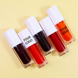 Impermeável Baixo MOQ 7 Cores de Longa Duração Lip Tint Gel Não Vara Bochecha Lip Eye Beleza Matte Batom Private Label Lip Tint - Product Image 1