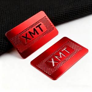 Plaques nominatives en aluminium anodisé gravées au laser sur mesure, directement de l'usine, étiquettes métalliques, logos en relief en laiton antique, supports vierges pour cartes de visite - Product Image 3