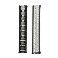 Joint d'étanchéité flexible en butyl et silicone pour portes vitrées doubles - Conception industrielle à visser