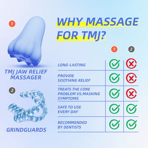 Relajante Ultra-Soft Touch TMJ Relief Products Masajeador de mandíbula Herramienta de masaje TMJ 10 Masajeador de mandíbula de vibración suave - Product Image 3