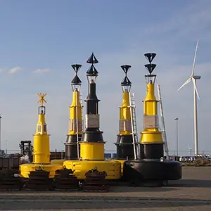 Navigatie Waarschuwing Boei Met Led Licht En Radar Reflector Navigatie Boei