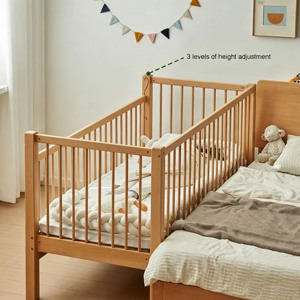 Cuna Convertible Moderna de Madera Maciza de Lujo para Bebés y Niños, para Dormitorio, Escuela, Sala de Estar, Uso Hospitalario - Product Image 2