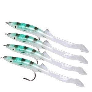 Qualità 80mm 2.3g coda Paddle and Eel pesca <span class=keywords><strong>esca</strong></span> 6 pz <span class=keywords><strong>esca</strong></span> di anguilla di mare morbida <span class=keywords><strong>per</strong></span> pesci d'acqua dolce <span class=keywords><strong>per</strong></span> la pesca fluviale in barca oceanica - Product Image 2