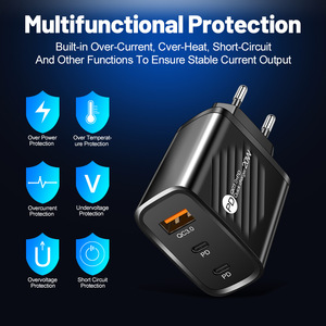 Nouveaux produits USB QC3.0 adaptateur de charge rapide pour <span class=keywords><strong>iPhone</strong></span> 15 <span class=keywords><strong>14</strong></span> <span class=keywords><strong>Pro</strong></span> 2 PD20W Type C chargeur USB C meilleur vendeur accessoires mobiles - Product Image 4