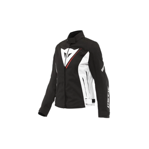 Veste de moto textile Dainese Veloce Lady D-Dry noire, blanche, rouge lave, taille 46 - Product Image 1
