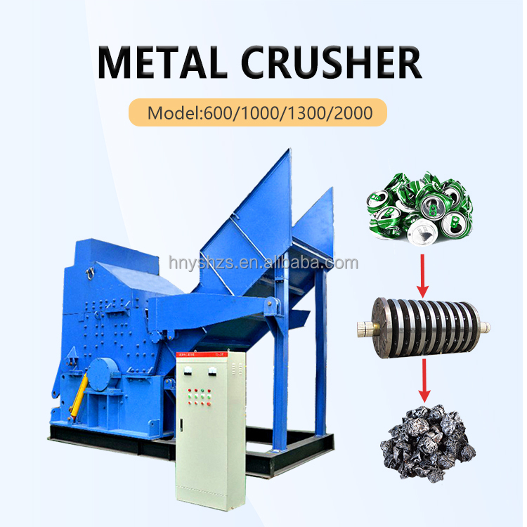 Heavy Metal Scrap Shredder Machine Hydraulic
