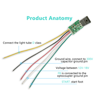 CA-888 12-18V 300V pour l'entretien des téléviseurs à écran LCD, module d'alimentation universel LCD, tube de commutation