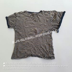 Trapos de camiseta reciclados de colores para uso en taller, trapos 100% algodón para limpieza y secado. - Product Image 3