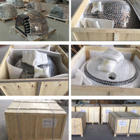 Four à pizza au charbon de bois OEM/ODM en gros, grande taille, barbecue extérieur pour jardin et cuisine, fabricant chinois de céramique