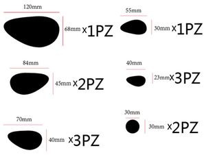 Newly Designed Rice Grain Shaped Home Decoration <b>Acrylic</b> <b>Mirror</b> Sticker Wall Beautification Sticker Supports Customization - Product Image 5