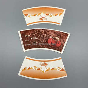 Factory Price Virgin <b>White</b> Kraft Single&Double PE Coated <b>Paper</b> Cup Fan for Coffee <b>Paper</b> Cups - Product Image 1