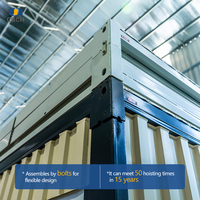 Maison préfabriquée modulaire CGCH, livraison gratuite pour l'Amérique du Sud, conteneur de bureau de 20 pieds, maison conteneur pliable X