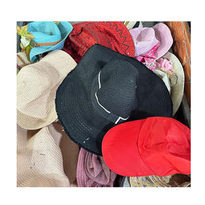 Chapeaux d'<span class=keywords><strong>occasion</strong></span> en gros pour femmes, lot mixte de chapeaux usagés pour femmes, chapeaux de soleil de haute qualité pour hommes en lot - Product Image 3
