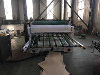 Découpeuse-ébavureuse NC à commande logicielle Delta PLC pour feuilles de papier ondulé et de carton, avec pompe à moteur, à service mondial