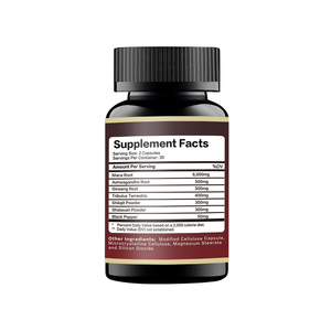 Natuurlijke gezondheid maca capsules, sterke mannen supplementen, zwarte maca wortel capsules, maca extract capsules - Product Image 6