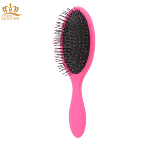 Logo personalizzato manico in plastica districante spazzola cuscino Paddle Nylon cinghiale setola spazzola per <span class=keywords><strong>capelli</strong></span> ricci spessi <span class=keywords><strong>capelli</strong></span> bagnati e asciutti pettine - Product Image 2