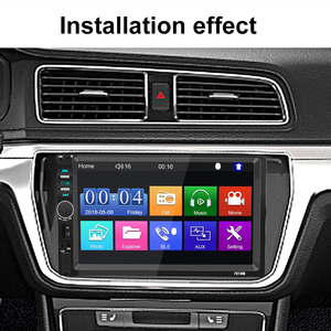 GPS Navi Wifi FM avec caméra de recul 7'' Double Din Autoradio Multimédia 2 Din Lecteur MP5 avec Carplay Android Auto - Product Image 6