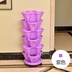 Stapelbare Großhandels plantagen von Herstellern für vertikale Gärten zum Pflanzen von Erdbeer-Kräuter blumen - Product Image 4