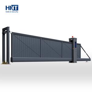 <span class=keywords><strong>Portail</strong></span> <span class=keywords><strong>Coulissant</strong></span> Cantilever Moderne <span class=keywords><strong>en</strong></span> Aluminium <span class=keywords><strong>Motorisé</strong></span> pour Allée, Entrepôt, Parking et Entrée de Construction - Product Image 6