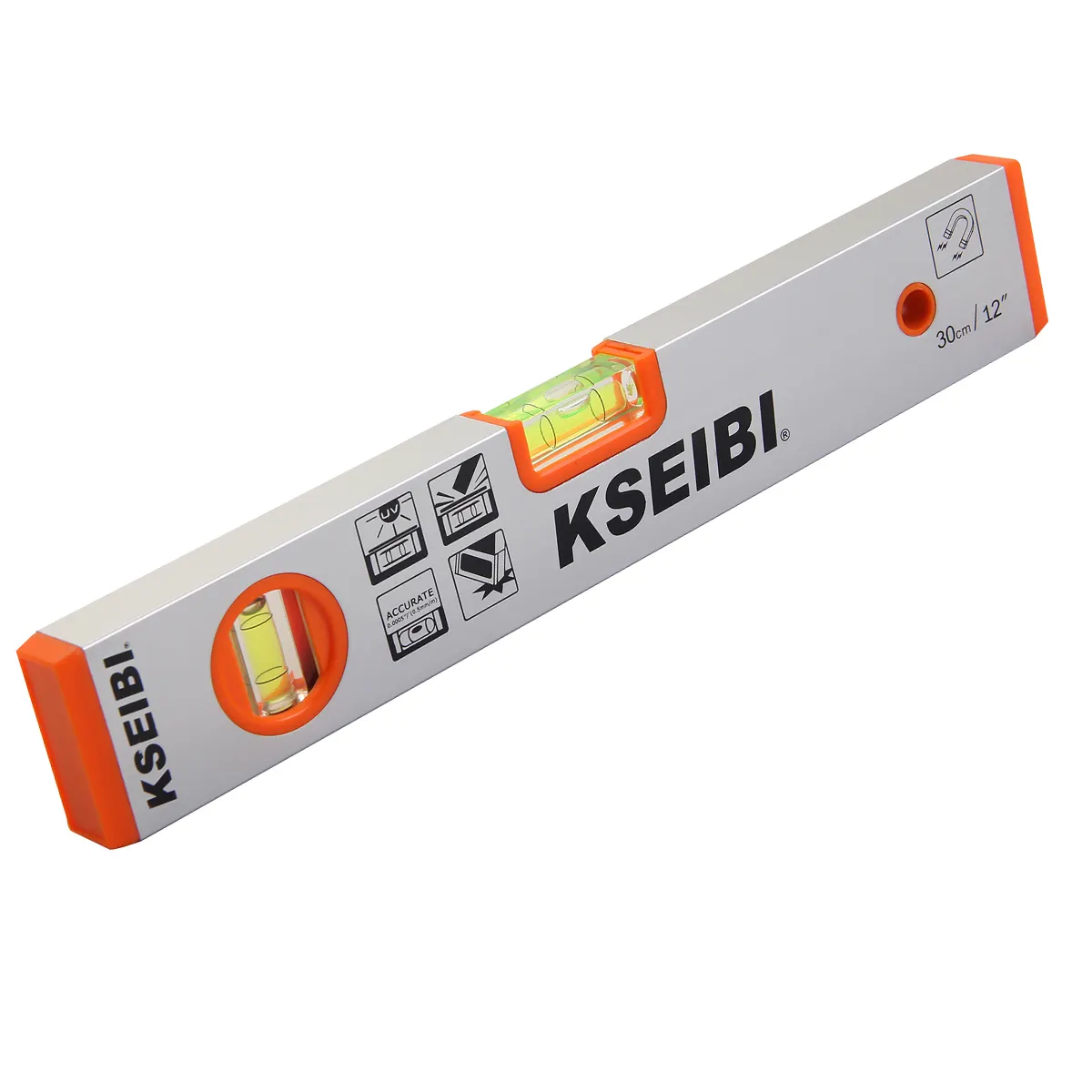 KSEIBI Professional Magnetic Spirit Level With Two Vails Avm