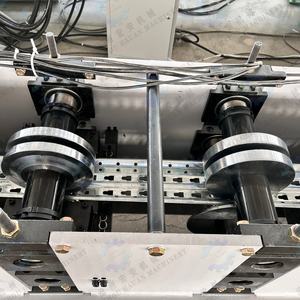 Línea de perforación de placas intermedias para estanterías AS/RS HAUAN con máquinas de doblado y corte longitudinal de bobinas, 380V, capacidad de 10-15m/min - Product Image 3