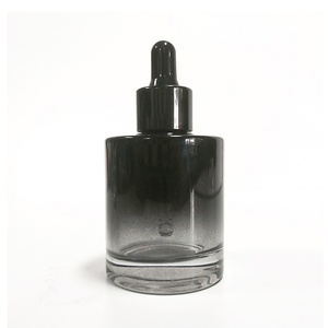 ขวดแก้วแบบเติมได้ขนาด 15 มล. 30 มล. 50 มล. แบบก้นหนา ทรงเตี้ย ปากกว้าง สีตามสั่ง สำหรับน้ำมันหอมระเหย เซรั่ม และครีมบำรุงผิว - Product Image 2