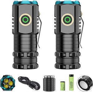 Đèn pin <span class=keywords><strong>Led</strong></span> sáng nhất thế giới với độ sáng siêu sáng 2000 lumen ngoài trời đa chế độ (2 inch) - Product Image 2