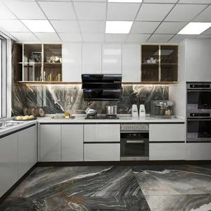 ארון מטבח נירוסטה עמיד מודרני סטים ארון 5 מגירות קיר רכוב בית מחיר המפעל - Product Image 5