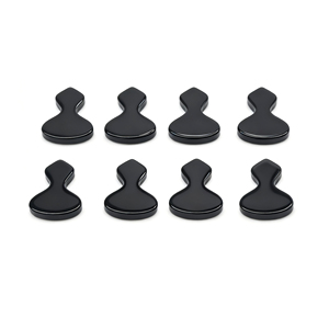 Ónice Negro Natural, Forma Personalizada, Forma Hulu de Color Suelto, 13.5x9.8mm, para Colgante, Collar, Pulsera, Piedra Semipreciosa Suelta - Product Image 4