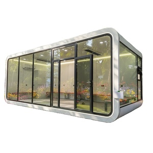 Maison capsule préfabriquée de luxe, cabane Apple, mini-maison entièrement meublée pour le glamping, <span class=keywords><strong>les</strong></span> vacances et <span class=keywords><strong>les</strong></span> centres de villégiature - Product Image 1