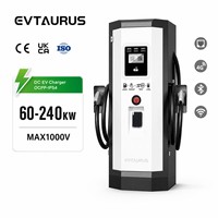 Estación de Carga Rápida para Vehículos Eléctricos, Comercial, Inteligente, de Piso, con Protocolo OCPP, CCS, GBT, NACS, 60kw, 120kw, 160kw, Corriente Continua