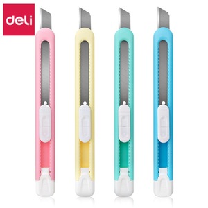 Deli Utility Knife 2054 Stainless Steel Blade For Paper Cutting And Origami Students And Children Use - Product Image 1