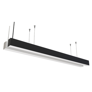 Bbier Tùy Chỉnh Anti-Glare Thương Mại Trang Trí Siêu Thị Văn Phòng Treo Nhôm Mặt Dây Chuyền <span class=keywords><strong>LED</strong></span> Liên kếtĐèn Tuyến Tính - Product Image 2