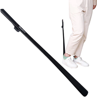 Gaixie Chausse-pied magnétique de luxe écologique portable en plastique à long manche pour hommes – Plusieurs couleurs disponibles