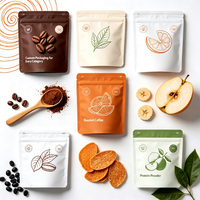 Sac d'emballage alimentaire personnalisé de qualité supérieure avec haute barrière et résistance à l'humidité, adapté à l'emballage du café et des en-cas