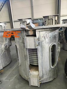 Hornos de fusión por inducción de aluminio y cobre de acero de hierro 100KG 250KG 500KG 1000KG Capacidad Núcleo de motor disponible para la venta - Product Image 2