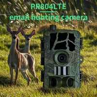 4G LTE SMTP FTP MMS GPS Cámara de caza 1080P APP 4G Celular Inalámbrico Vida silvestre Cámara PR804LTE