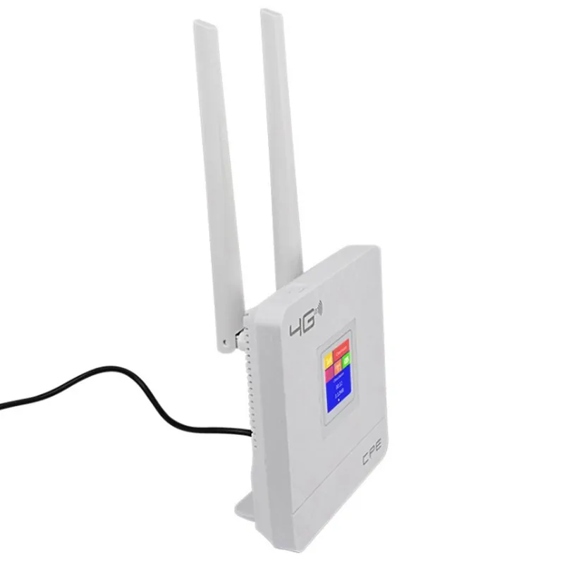 ワイヤレスCPF903CPE 4G WifiゲートウェイFDD TDDLTE WCDMAグローバルロック解除外部アンテナSIMカードスロットWAN/LANポートルーター