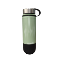 Botol air musik Speaker pintar, Speaker pintar termos terisolasi vakum baja tahan karat 500ml desain baru